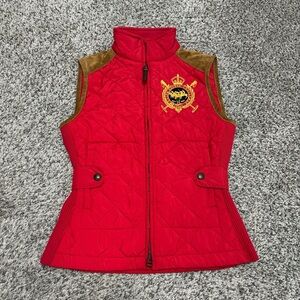 Vintage Ralph Lauren Sport Red Quilted Jacket